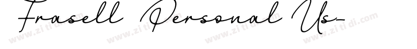 Frasell  Personal Us字体转换